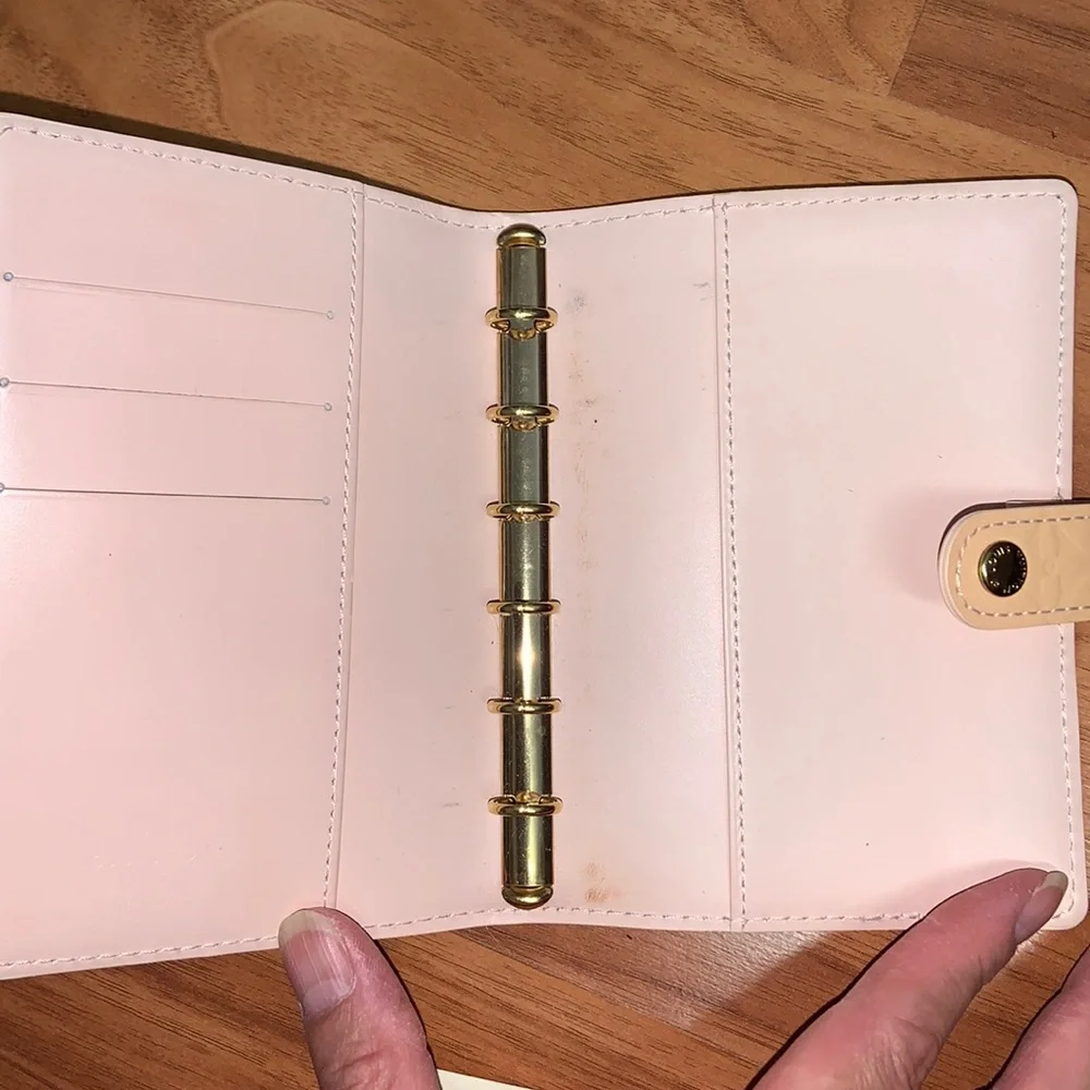 Authentic Louis Vuitton Marshmallow Vernis Leather Agenda
